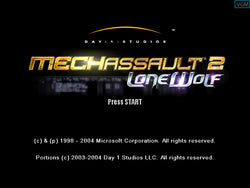 MechAssault 2: Lone Wolf - XBox Original