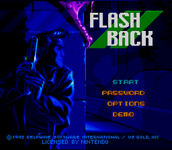 Flashback: The Quest for Identity - SNES
