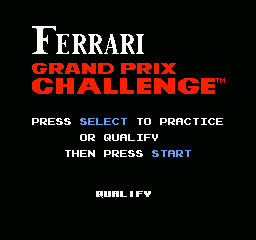 Ferrari Grand Prix Challenge - NES