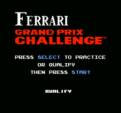 Ferrari Grand Prix Challenge - NES