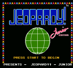 Jeopardy! Junior Edition - NES
