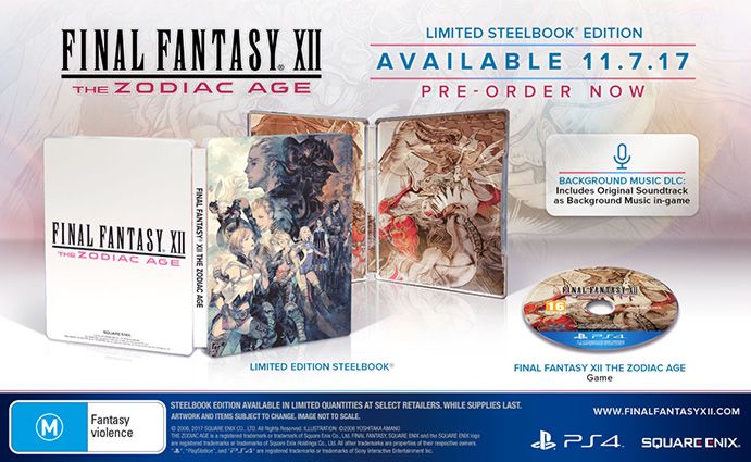 Final Fantasy XII: The Zodiac Age (Limited Steelbook Edition) - PS4