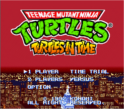 Teenage Mutant Ninja Turtles: Turtles in Time - SNES
