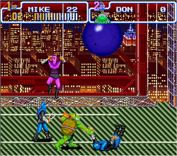 Teenage Mutant Ninja Turtles: Turtles in Time - SNES