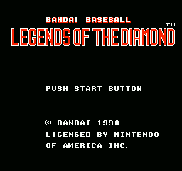 Legends of the Diamond - NES