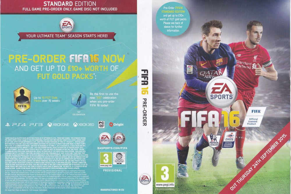 FIFA 16 - PS3