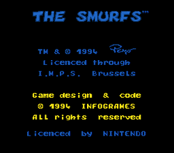 The Smurfs - SNES