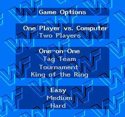 WWF King of the Ring - NES