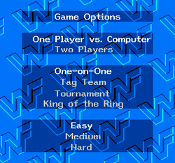 WWF King of the Ring - NES
