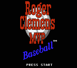 Roger Clemens' MVP Baseball - NES