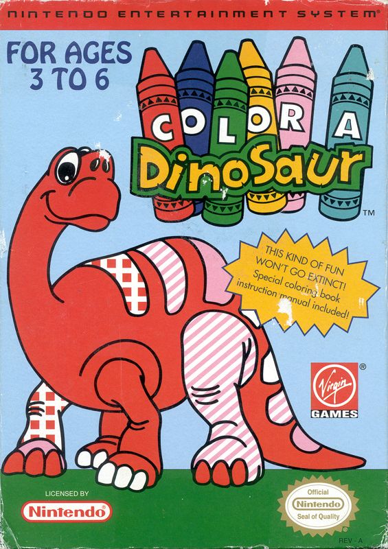 Color a Dinosaur - NES