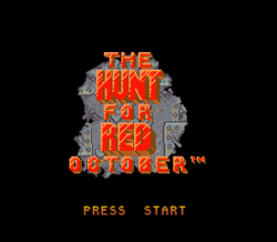 The Hunt for Red October - SNES