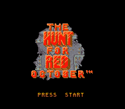 The Hunt for Red October - SNES