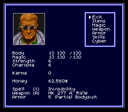 Shadowrun - SNES