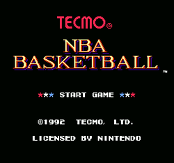 Tecmo NBA Basketball - NES