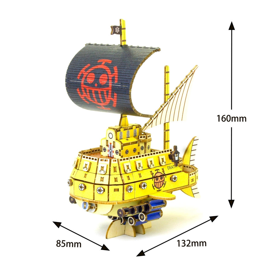 Wa-Gu-Mi Polar Tang - One Piece - Wooden 3D Puzzle Kit