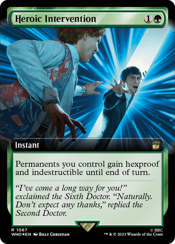 Heroic Intervention (Extended Art) (Surge Foil) [Doctor Who]