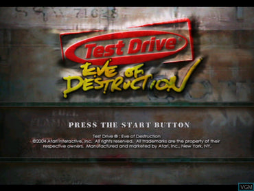 Test Drive Eve of Destruction - XBox Original