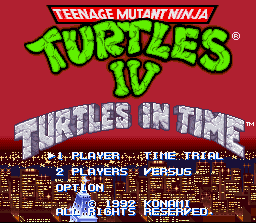 Teenage Mutant Ninja Turtles: Turtles in Time - SNES