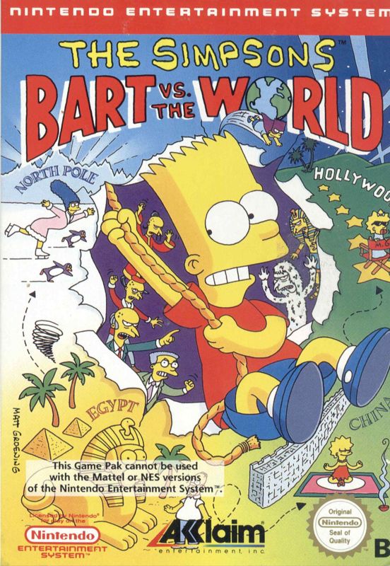 The Simpsons: Bart vs. the World - NES
