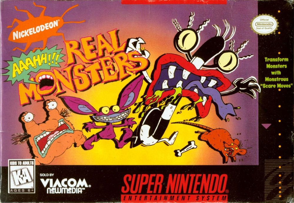 Nickelodeon: Aaahh!!! Real Monsters - SNES