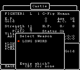 Wizardry: Proving Grounds of the Mad Overlord - NES
