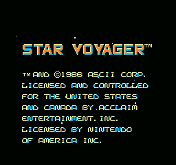 Star Voyager - NES