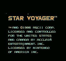 Star Voyager - NES