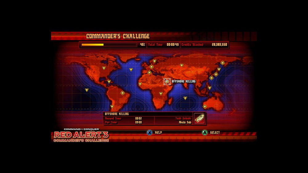 Command & Conquer: Red Alert 3 - Commander's Challenge - PS3