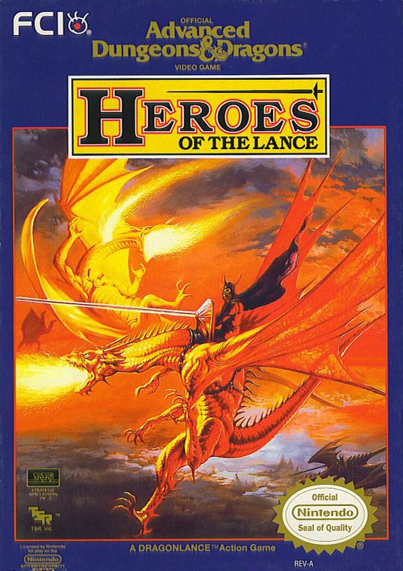 Heroes of the Lance - NES