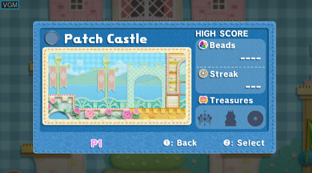 Kirby's Epic Yarn - Wii Original