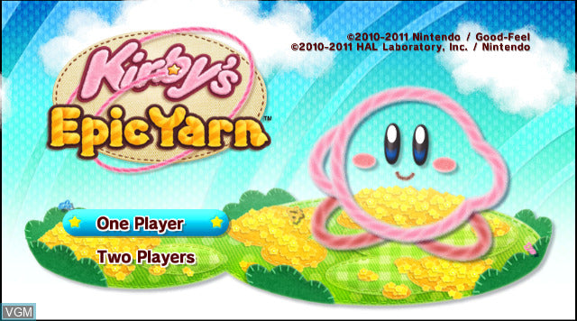 Kirby's Epic Yarn - Wii Original
