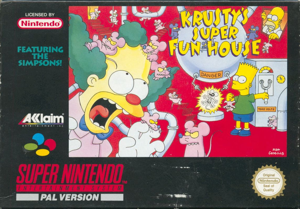 Krusty's Super Fun House - SNES