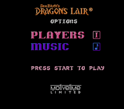 Dragon's Lair - NES