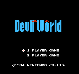Devil World - NES