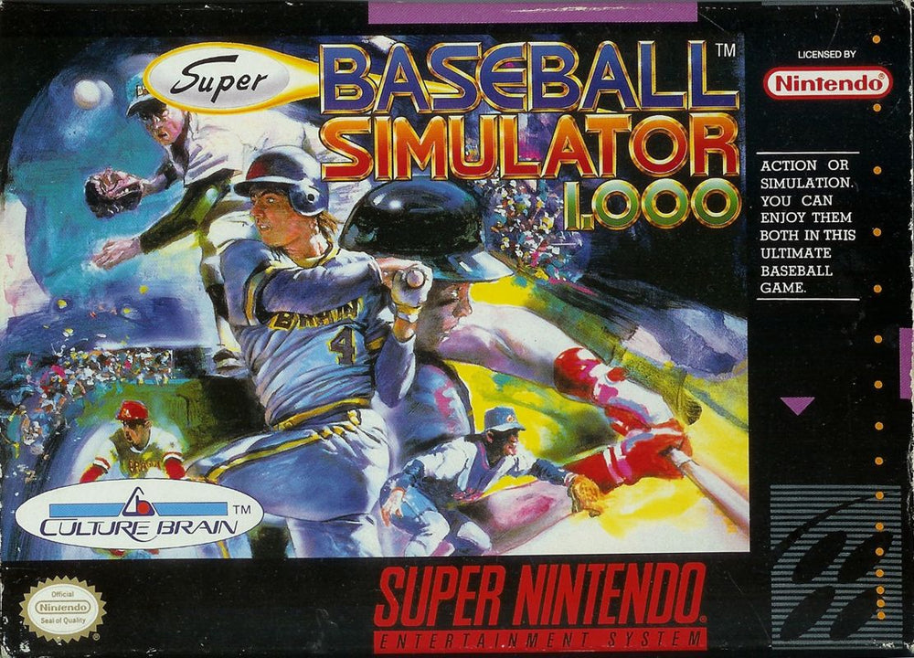 Super Baseball Simulator 1.000 - SNES