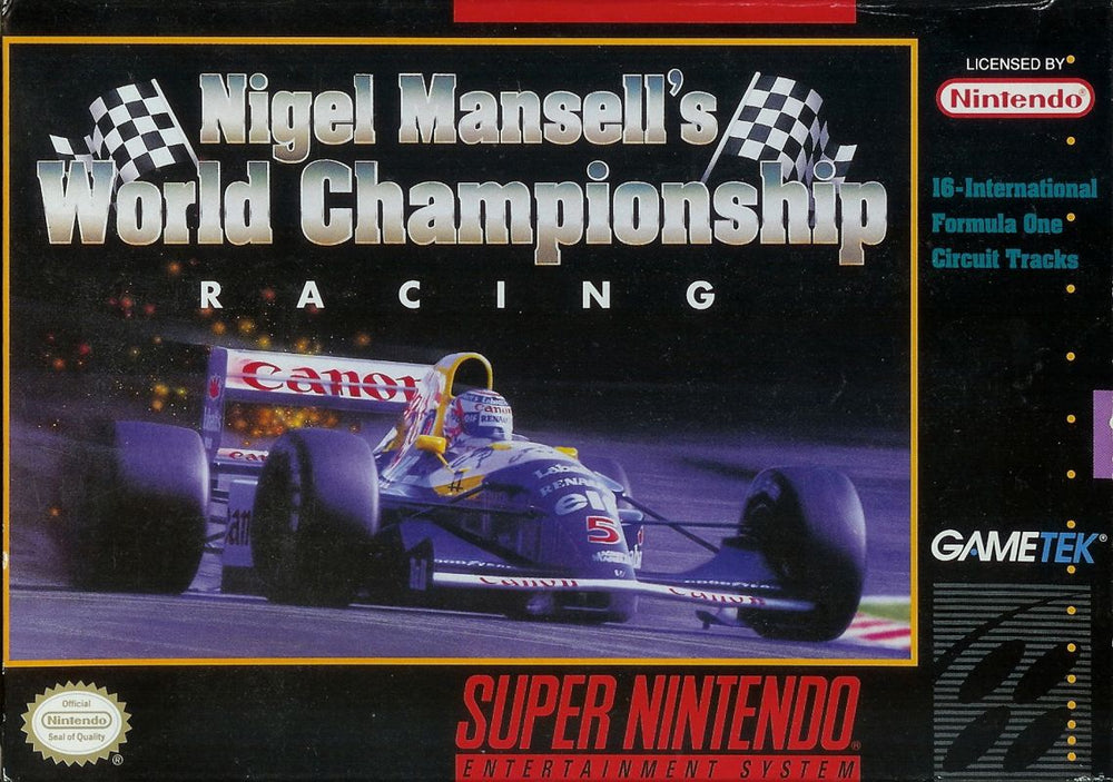 Nigel Mansell's World Championship Racing - SNES