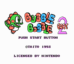Bubble Bobble Part 2 - NES