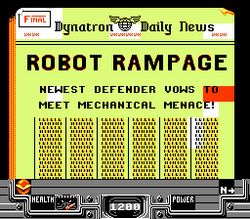 Defenders of Dynatron City - NES
