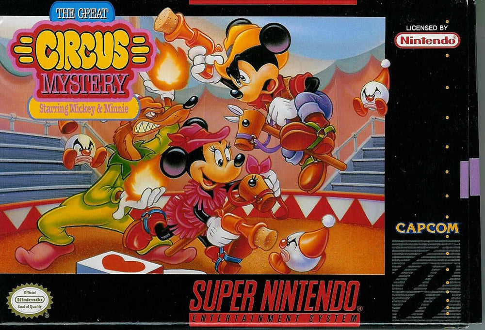 The Great Circus Mystery starring Mickey & Minnie - SNES