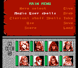 Heroes of the Lance - NES