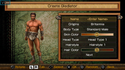 Gladiator Begins - PSP