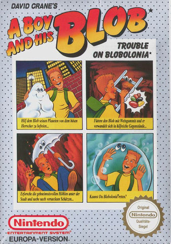 David Crane's A Boy and His Blob: Trouble on Blobolonia - NES