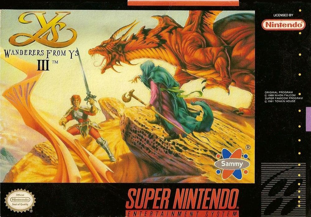Ys III: Wanderers from Ys - SNES