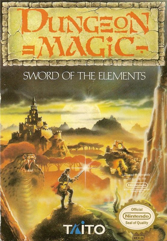 Dungeon Magic: Sword of the Elements - NES