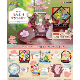 Re-Ment: Pokemon - Funwari Yurarin Swinging Decoration (Box of 6) (1225)