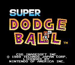 Super Dodge Ball - NES