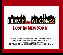 Home Alone 2: Lost in New York - NES