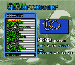 Kawasaki Superbike Challenge - SNES