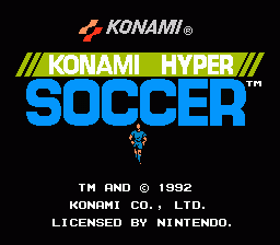 Konami Hyper Soccer - NES